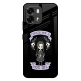 Touch Me & You Die Oppo A6 Pro 5G Glass Back Cover Online