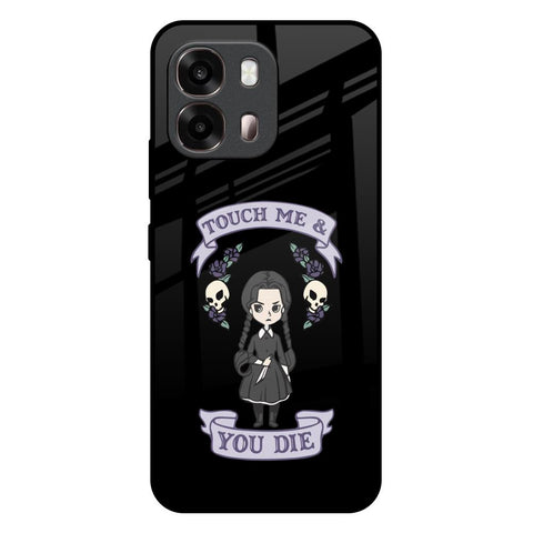 Touch Me & You Die Oppo A6 Pro 5G Glass Back Cover Online