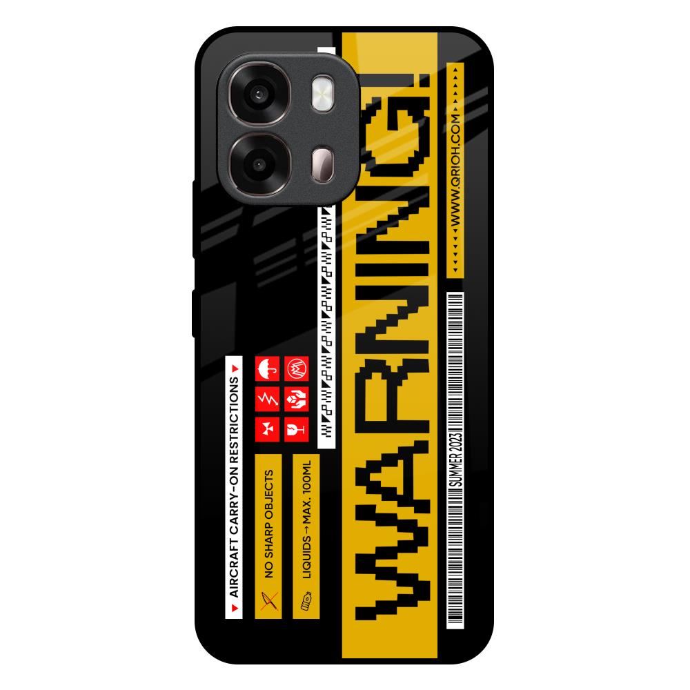 Aircraft Warning Oppo A6 Pro 5G Glass Back Cover Online