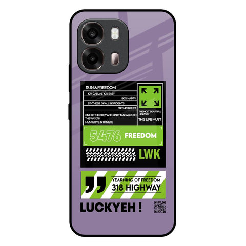 Run & Freedom Oppo A6 Pro 5G Glass Back Cover Online