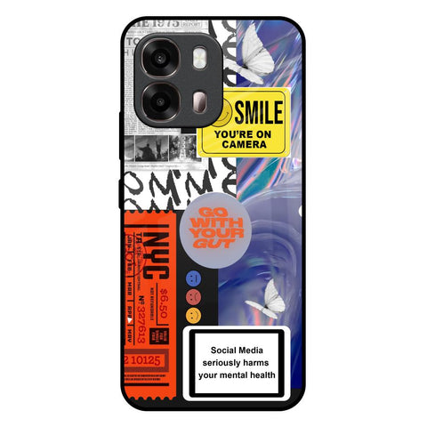 Smile for Camera Oppo A6 Pro 5G Glass Back Cover Online