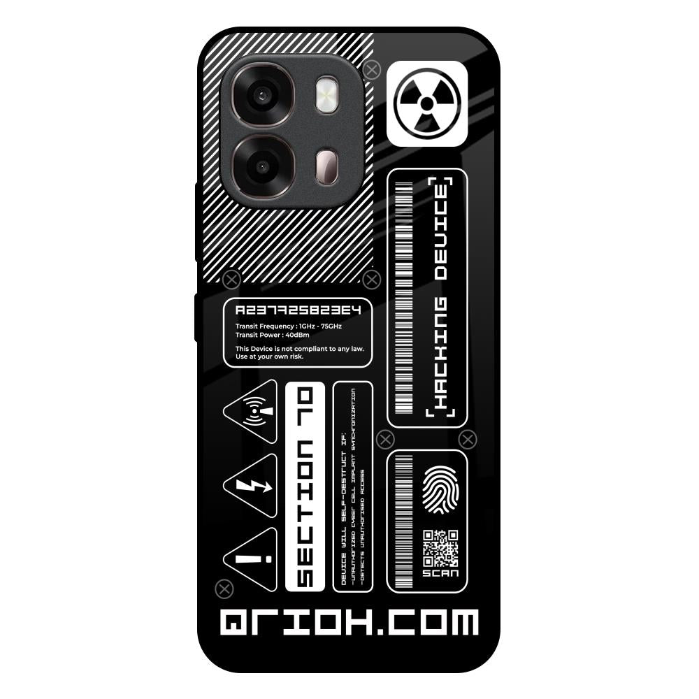 Futuristic Art Oppo A6 Pro 5G Glass Back Cover Online