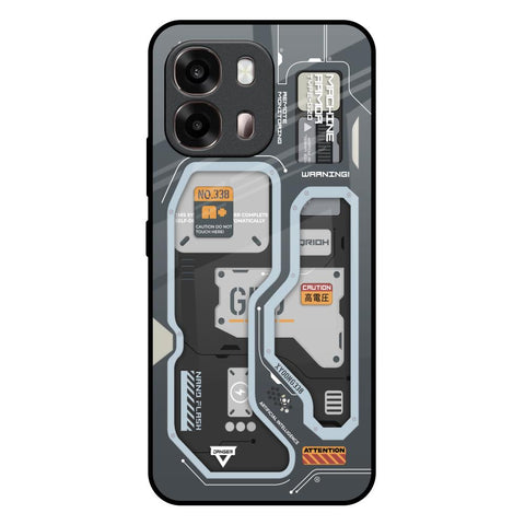 Retro Futuristic Oppo A6 Pro 5G Glass Back Cover Online