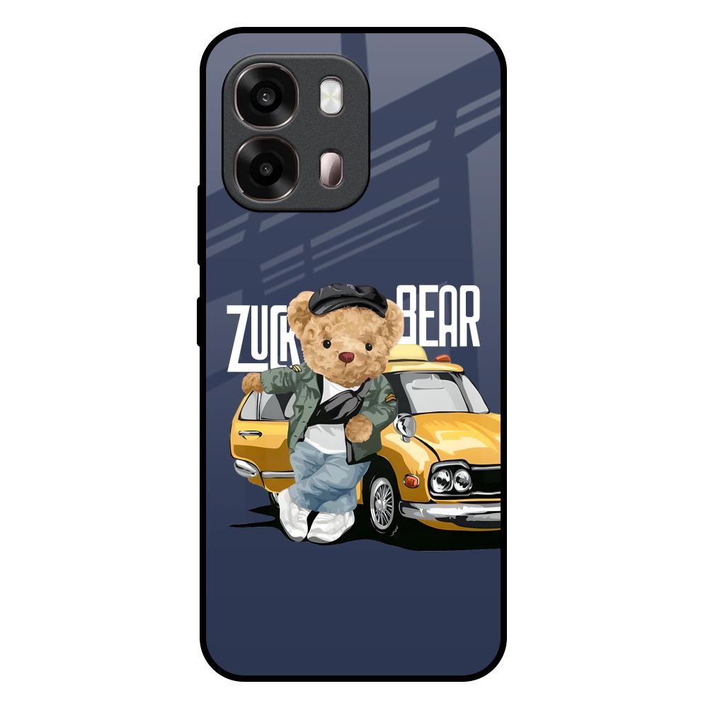 Adventurous Bear Oppo A6 Pro 5G Glass Back Cover Online