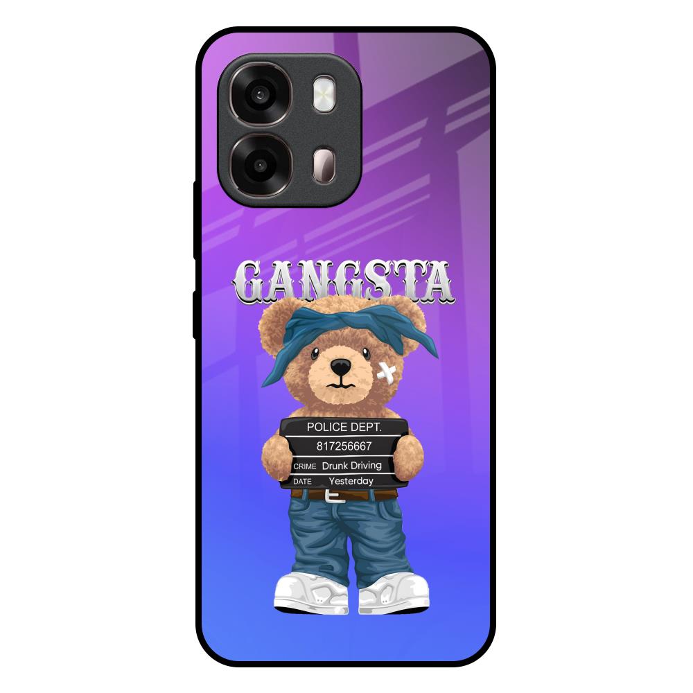 Gangsta Bear Oppo A6 Pro 5G Glass Back Cover Online