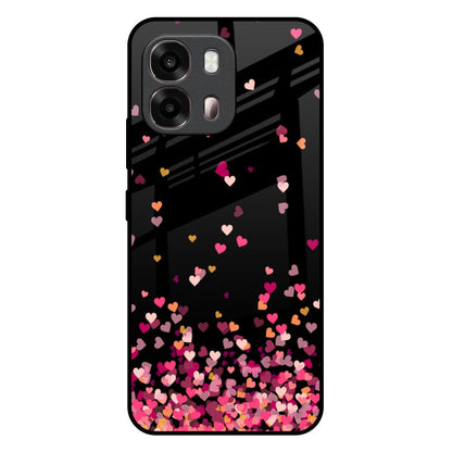 Heart Rain Fall Oppo A6 Pro 5G Glass Back Cover Online