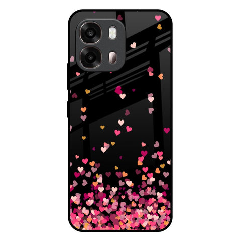Heart Rain Fall Oppo A6 Pro 5G Glass Back Cover Online