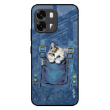 Kitty In Pocket Oppo A6 Pro 5G Glass Back Cover Online