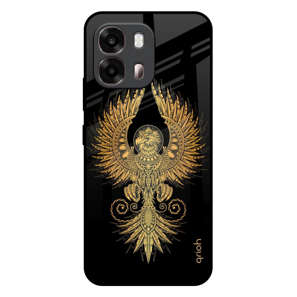 Mythical Phoenix Art Oppo A6 Pro 5G Glass Back Cover Online