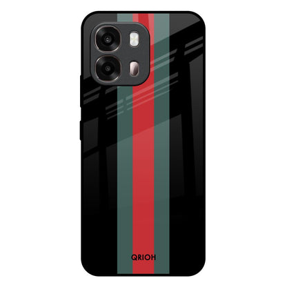 Vertical Stripes Oppo A6 Pro 5G Glass Back Cover Online