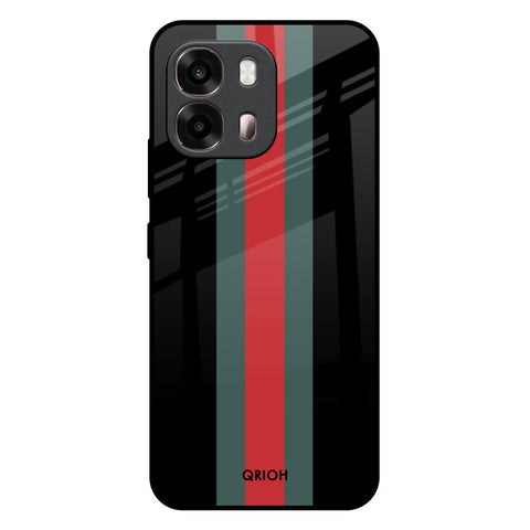 Vertical Stripes Oppo A6 Pro 5G Glass Back Cover Online