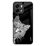 Kitten Mandala Oppo A6 Pro 5G Glass Back Cover Online