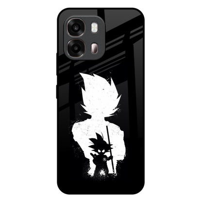 Monochrome Goku Oppo A6 Pro 5G Glass Back Cover Online