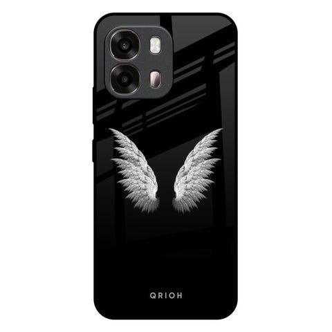 White Angel Wings Oppo A6 Pro 5G Glass Back Cover Online
