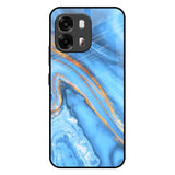 Vibrant Blue Marble Oppo A6 Pro 5G Glass Back Cover Online