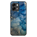 Blue Cool Marble Oppo A6 Pro 5G Glass Back Cover Online