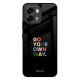 Go Your Own Way Oppo A6 Pro 5G Glass Back Cover Online