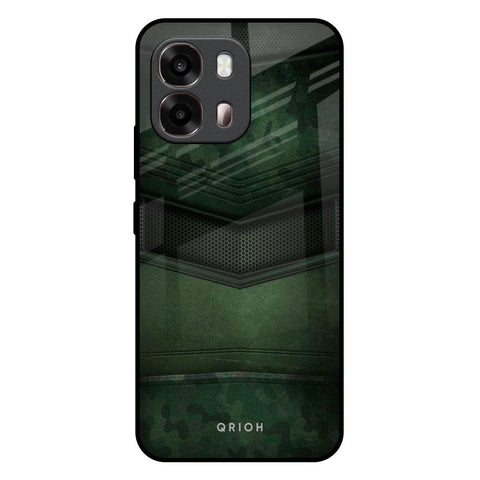 Green Leather Oppo A6 Pro 5G Glass Back Cover Online
