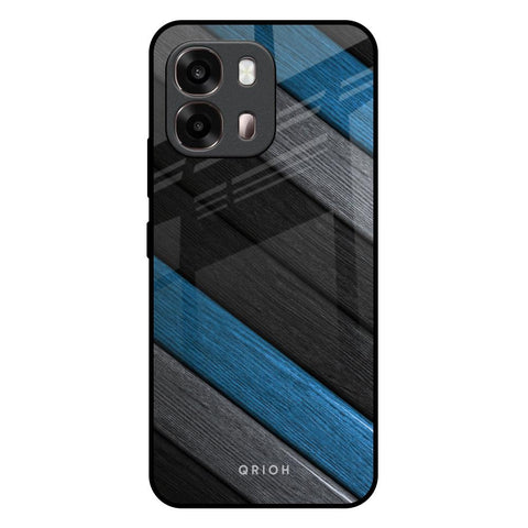 Multicolor Wooden Effect Oppo A6 Pro 5G Glass Back Cover Online