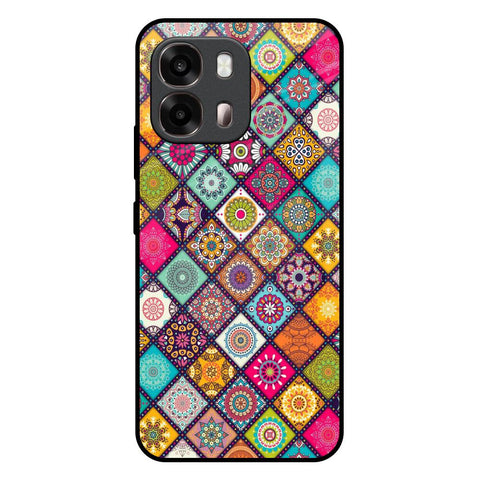 Multicolor Mandala Oppo A6 Pro 5G Glass Back Cover Online