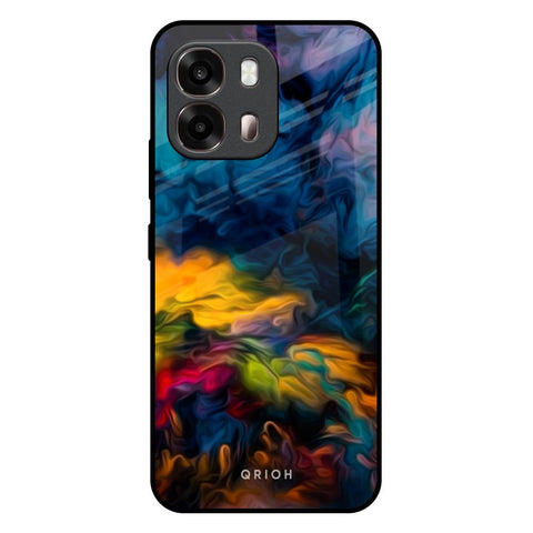 Multicolor Oil Painting Oppo A6 Pro 5G Glass Back Cover Online
