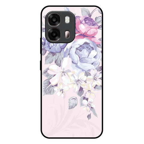 Elegant Floral Oppo A6 Pro 5G Glass Back Cover Online
