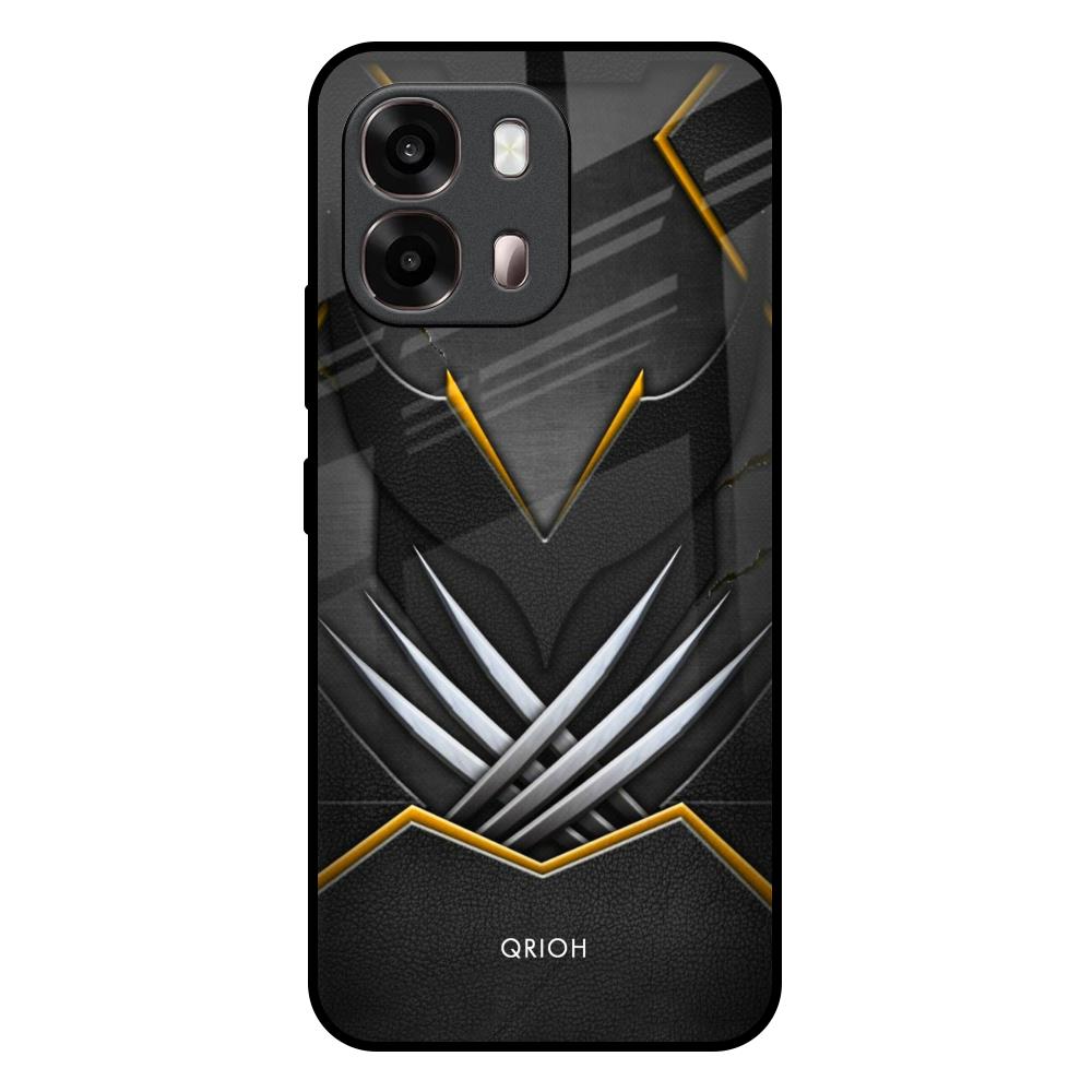 Black Warrior Oppo A6 Pro 5G Glass Back Cover Online