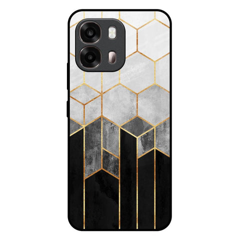 Tricolor Pattern Oppo A6 Pro 5G Glass Back Cover Online