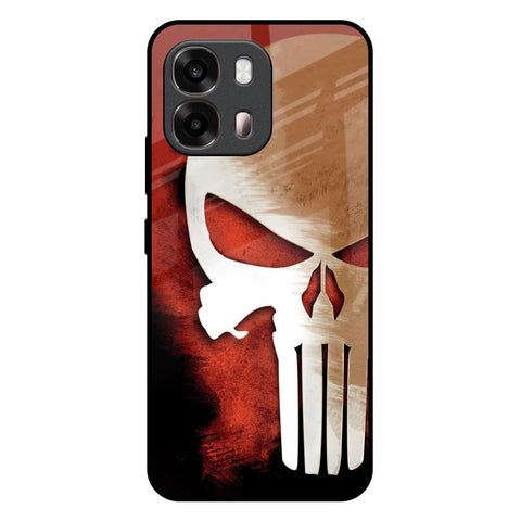 Red Skull Oppo A6 Pro 5G Glass Back Cover Online