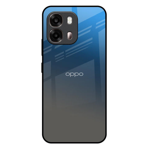 Blue Grey Ombre Oppo A6 Pro 5G Glass Back Cover Online