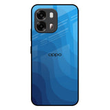 Blue Wave Abstract Oppo A6 Pro 5G Glass Back Cover Online