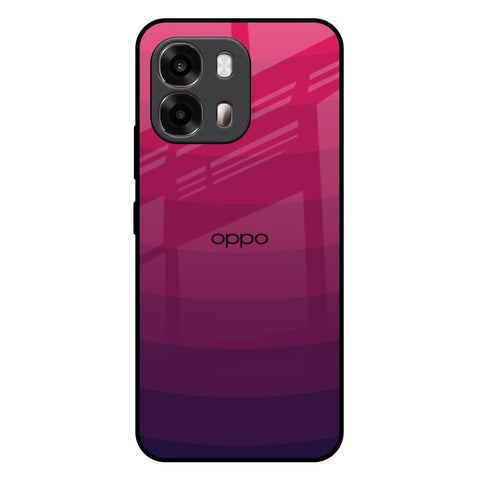 Wavy Pink Pattern Oppo A6 Pro 5G Glass Back Cover Online