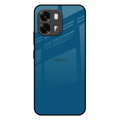 Cobalt Blue Oppo A6 Pro 5G Glass Back Cover Online