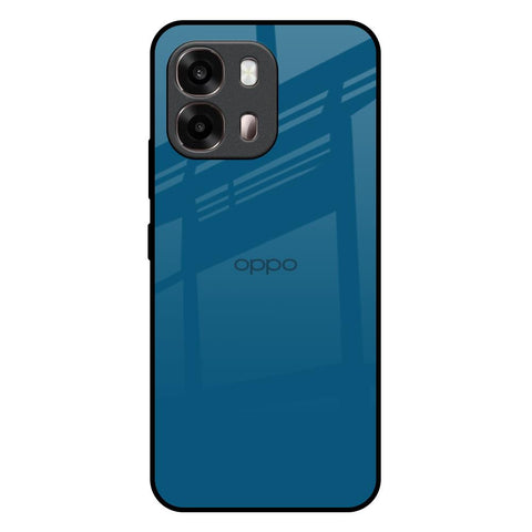 Cobalt Blue Oppo A6 Pro 5G Glass Back Cover Online