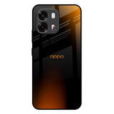 Orange Black Fusion Oppo A6 Pro 5G Glass Back Cover Online