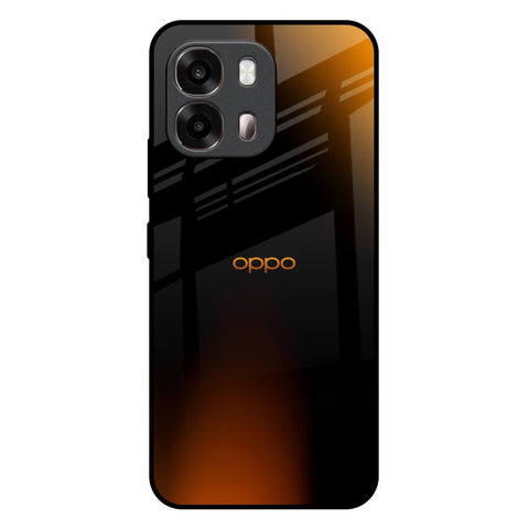 Orange Black Fusion Oppo A6 Pro 5G Glass Back Cover Online