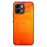 Tangy Orange Oppo A6 Pro 5G Glass Back Cover Online
