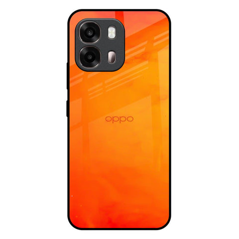 Tangy Orange Oppo A6 Pro 5G Glass Back Cover Online