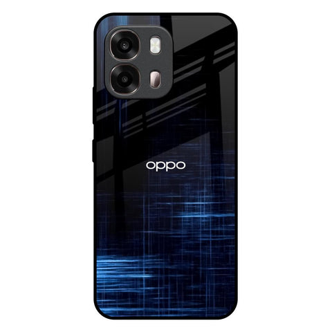 Blue Scratch Oppo A6 Pro 5G Glass Back Cover Online