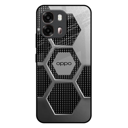 Hexagon Style Oppo A6 Pro 5G Glass Back Cover Online