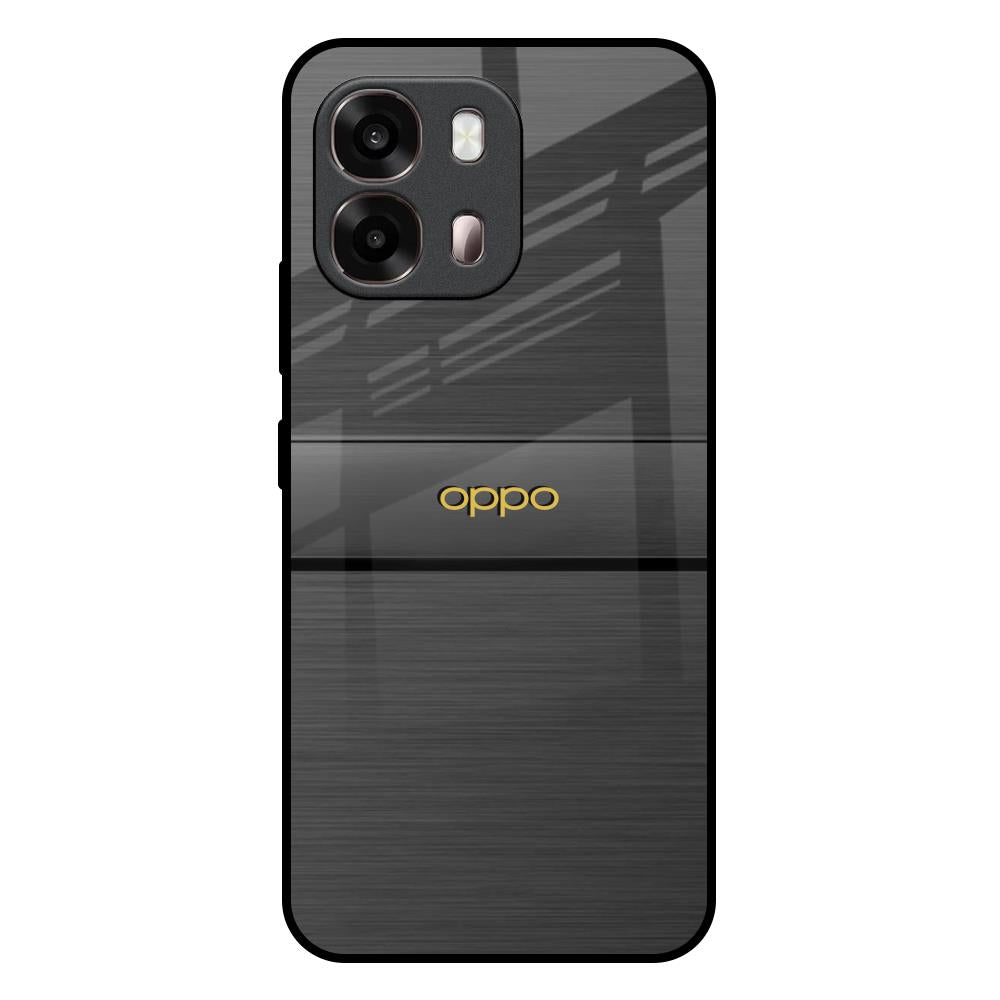 Grey Metallic Glass Oppo A6 Pro 5G Glass Back Cover Online