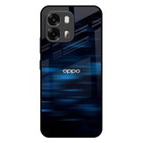 Blue Rough Abstract Oppo A6 Pro 5G Glass Back Cover Online