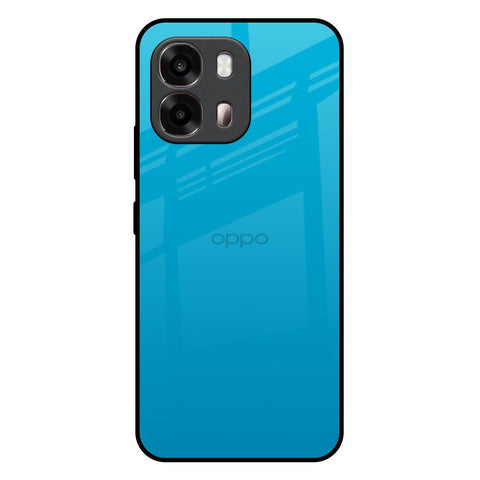 Blue Aqua Oppo A6 Pro 5G Glass Back Cover Online