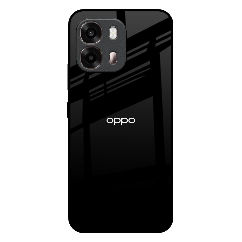Jet Black Oppo A6 Pro 5G Glass Back Cover Online