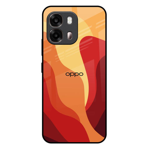 Magma Color Pattern Oppo A6 Pro 5G Glass Back Cover Online