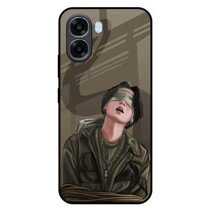 Blind Fold Oppo A6x 5G Glass Back Cover Online