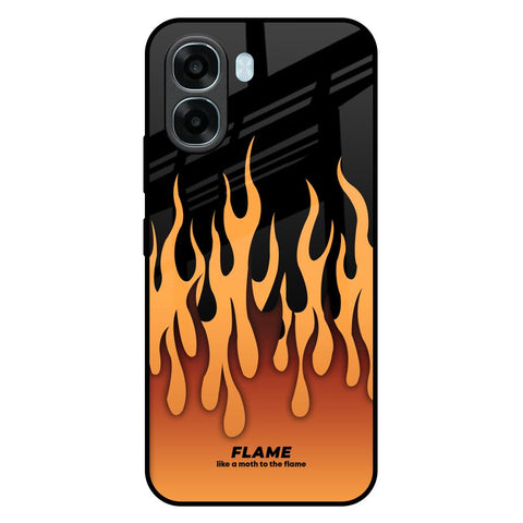 Fire Flame Oppo A6x 5G Glass Back Cover Online