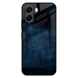 Dark Blue Grunge Oppo A6x 5G Glass Back Cover Online