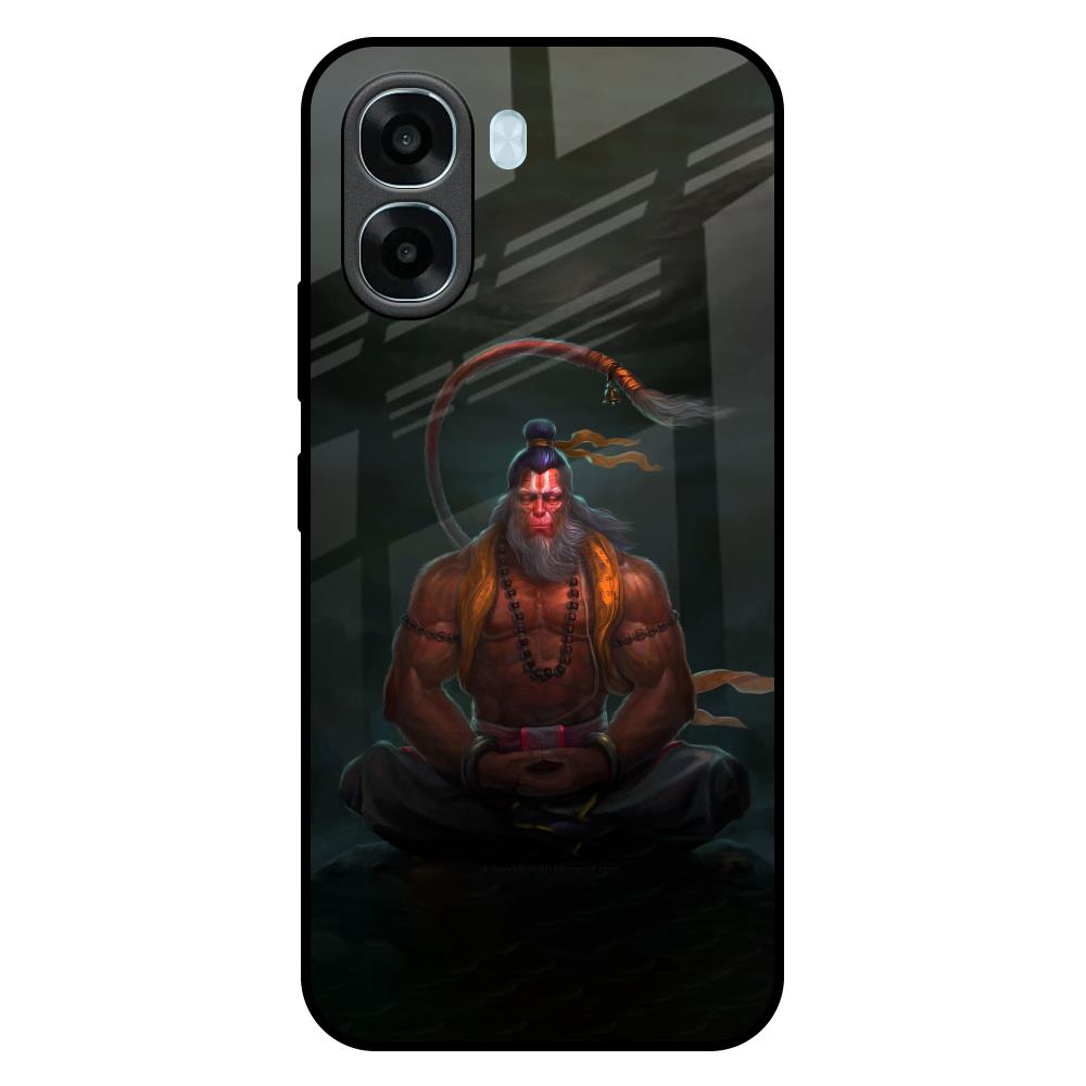 Lord Hanuman Animated Oppo A6x 5G Glass Back Cover Online