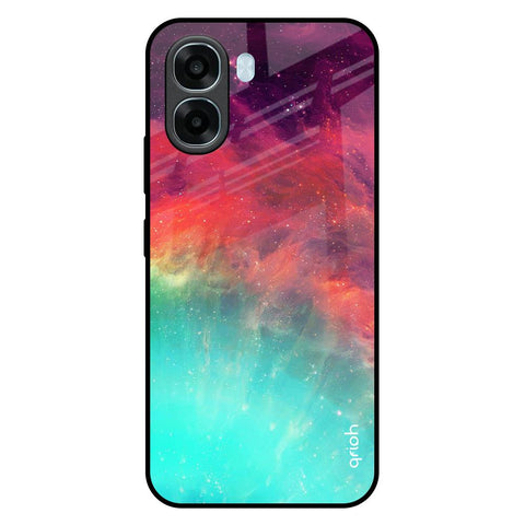 Colorful Aura Oppo A6x 5G Glass Back Cover Online